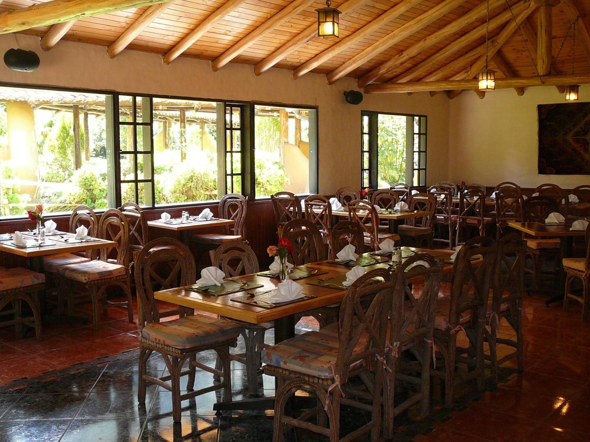 Termas De Papallacta Dış mekan fotoğraf Restaurant at the Hotel Finca San José